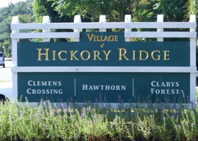 Hickory Ridge Sign
