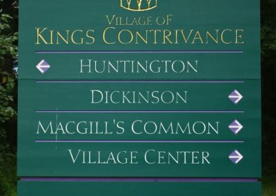Kings Contrivance Sign